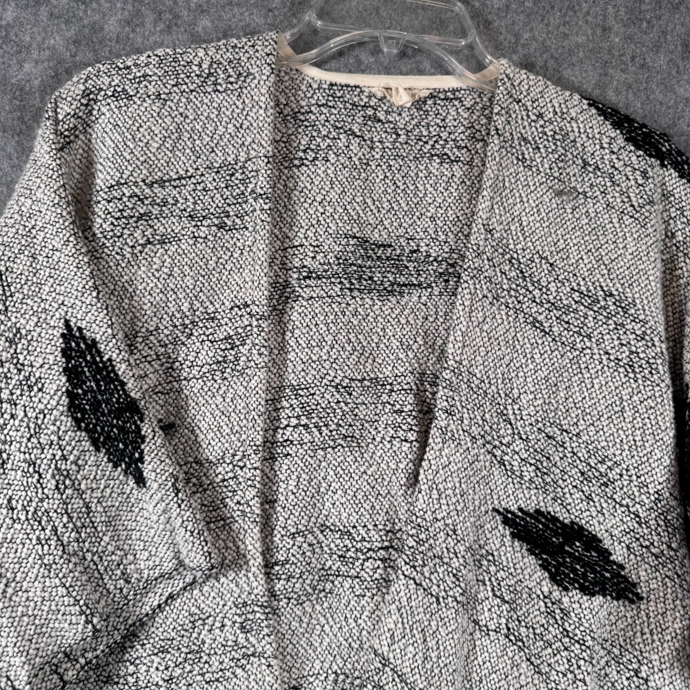 Eileen Fisher Poncho Women OS Blanket Shawl Southwestern Textured Boho